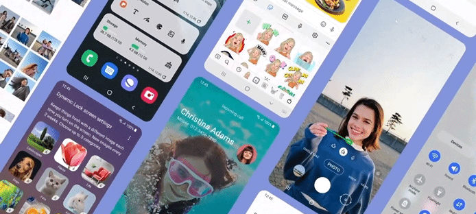 Android 12 pour le Samsung Galaxy S21